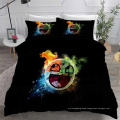3D Printed Bedding Set with Emoticons, Also Suitable for Duvet Cover
